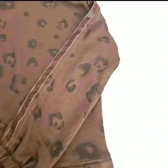 Splendid Womend Brown Leopard Print Corinna Hoodie XS - Picture 11 of 15